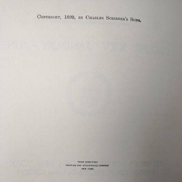 1899 Scribner’s Magazine Volume XXV with Roosevelt’s Rough Riders Illustrated - Picture 3 of 14